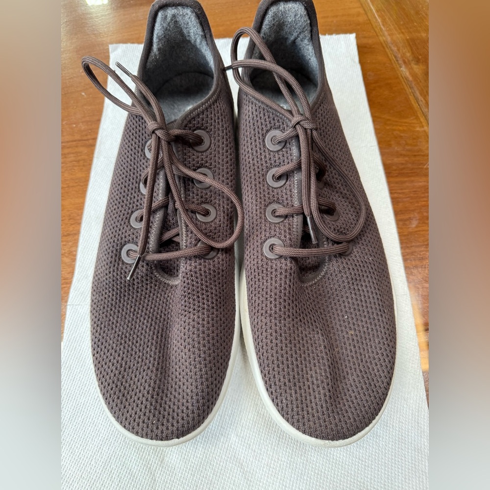 Allbirds Men's Brown Tree Runner Sneakers    Size 13